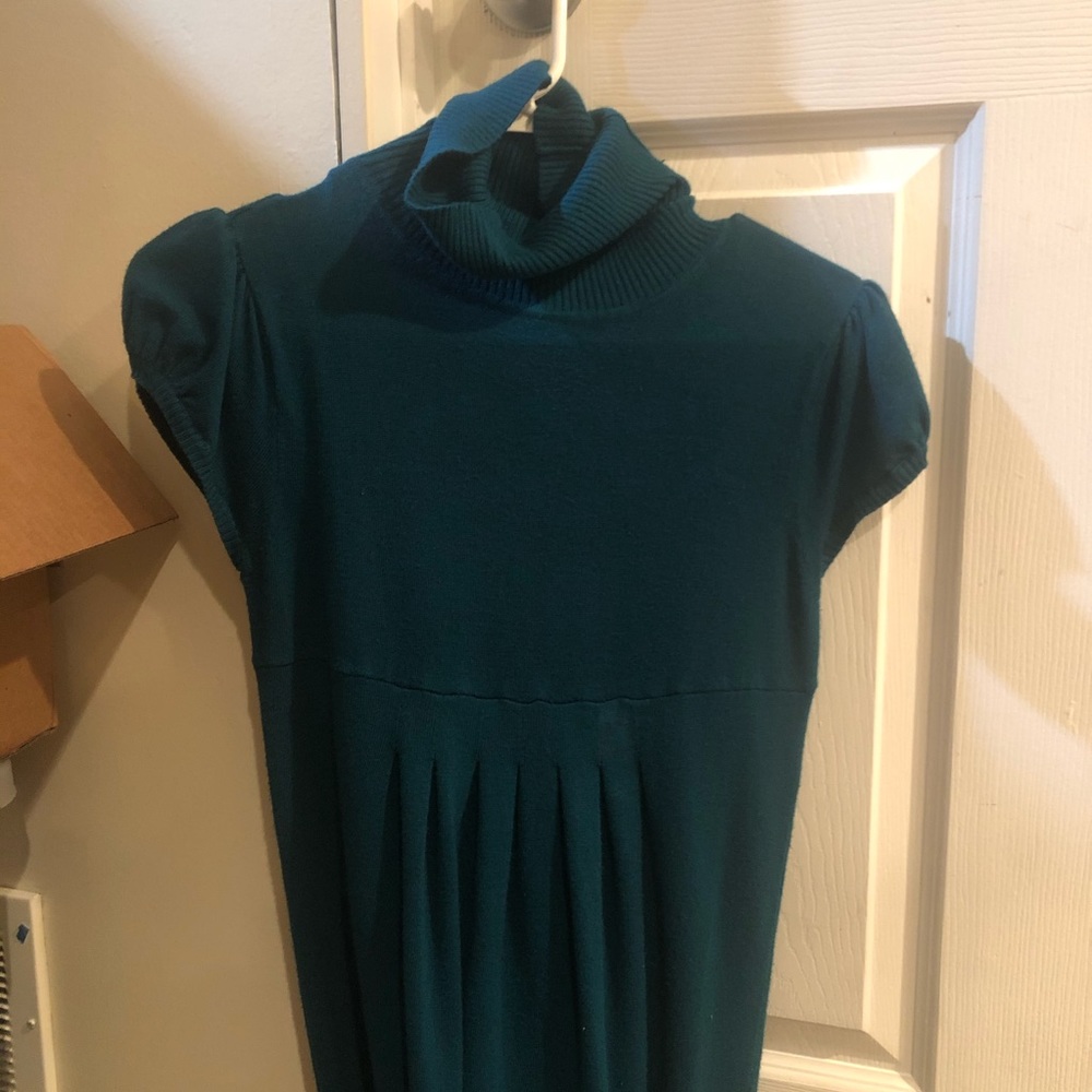 teal green dress